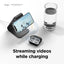 Elago MS4 Aluminum Charging Stand for MagSafe - Black Accessories > Mobiles & Tablets > Mobiles > Mobile Holder / Stands