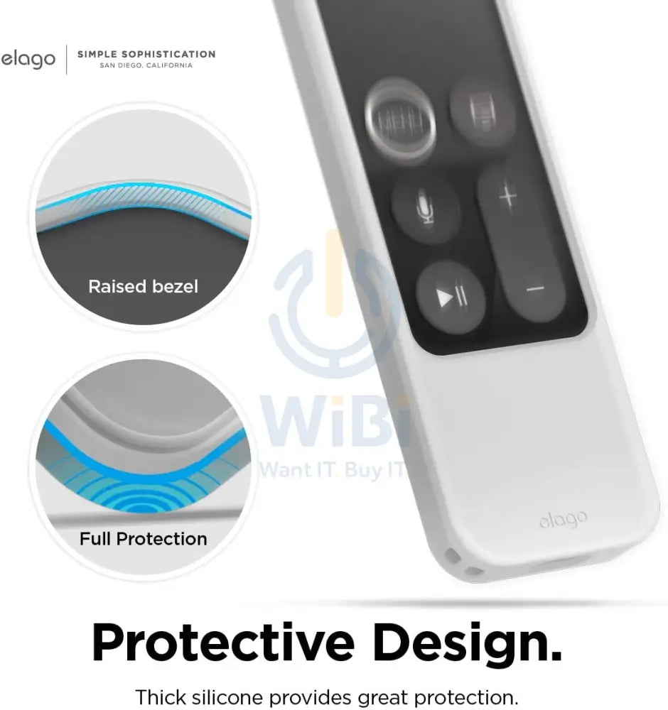 Elago R4 Retro Case for Apple TV Siri Remote (Lanyard Included) - Nightglow Blue Accessories > Smart Devices > Smart TV