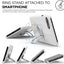 Elago Ring Holder -Grip and Stand - Silver Accessories > Mobiles & Tablets > Mobiles > Mobile Holder / Stands