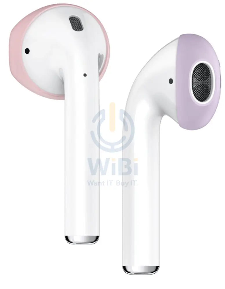 أغطية إلاجو Fit - ابل ايربودز & 2 / اللون الورديلافندر  عبوة من 2 اكسسوارات  هواتف  تابلت