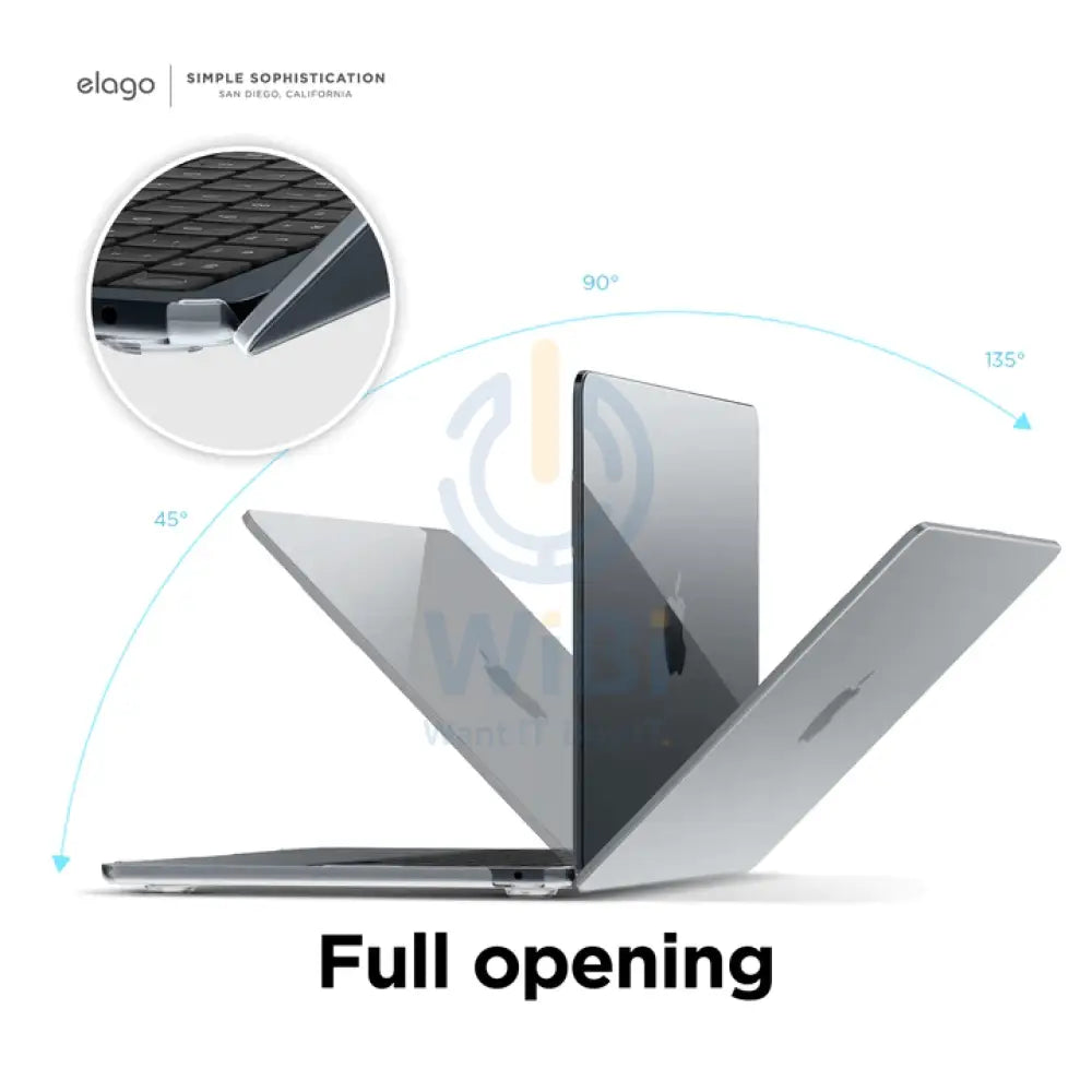 Elago Ultra Slim Hard Case for MacBook Air 13.6 inch M2 - Clear Accessories > Mobiles & Tablets