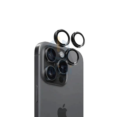 Eltoro Individual Ar Metal Rings Camera Lens Protector for iPhone 15 Pro / 15 Pro Max - Black Accessories > Mobiles &