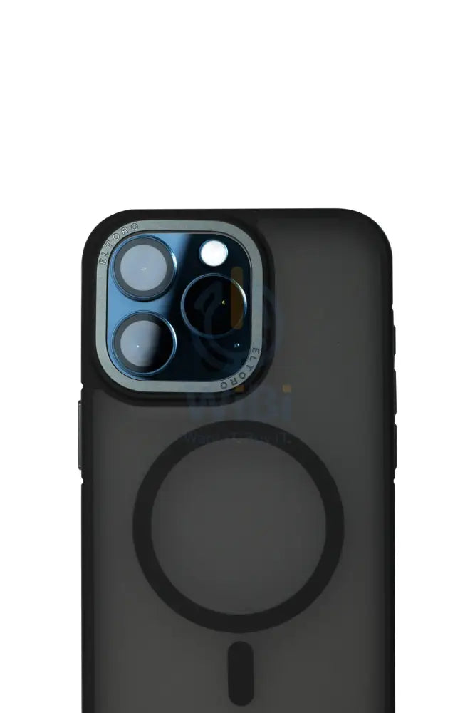 Eltoro Magsafe Arm-smoke Cover for iPhone 15 Pro Max - Black & Gray Accessories > Mobiles & Tablets > Mobiles > Covers