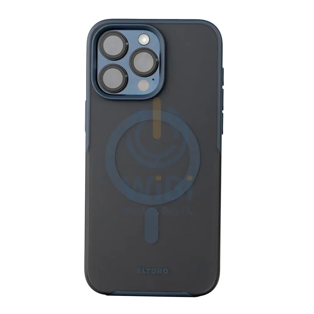 Eltoro Magsafe Smoke Rubberized Cover for iPhone 15 Pro Max - Navy Blue Accessories > Mobiles & Tablets > Mobiles >