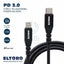 Eltoro USB-C TO Lightning KEVLAR Cable 1m - Black Nylon Accessories > Mobiles & Tablets > Tablets