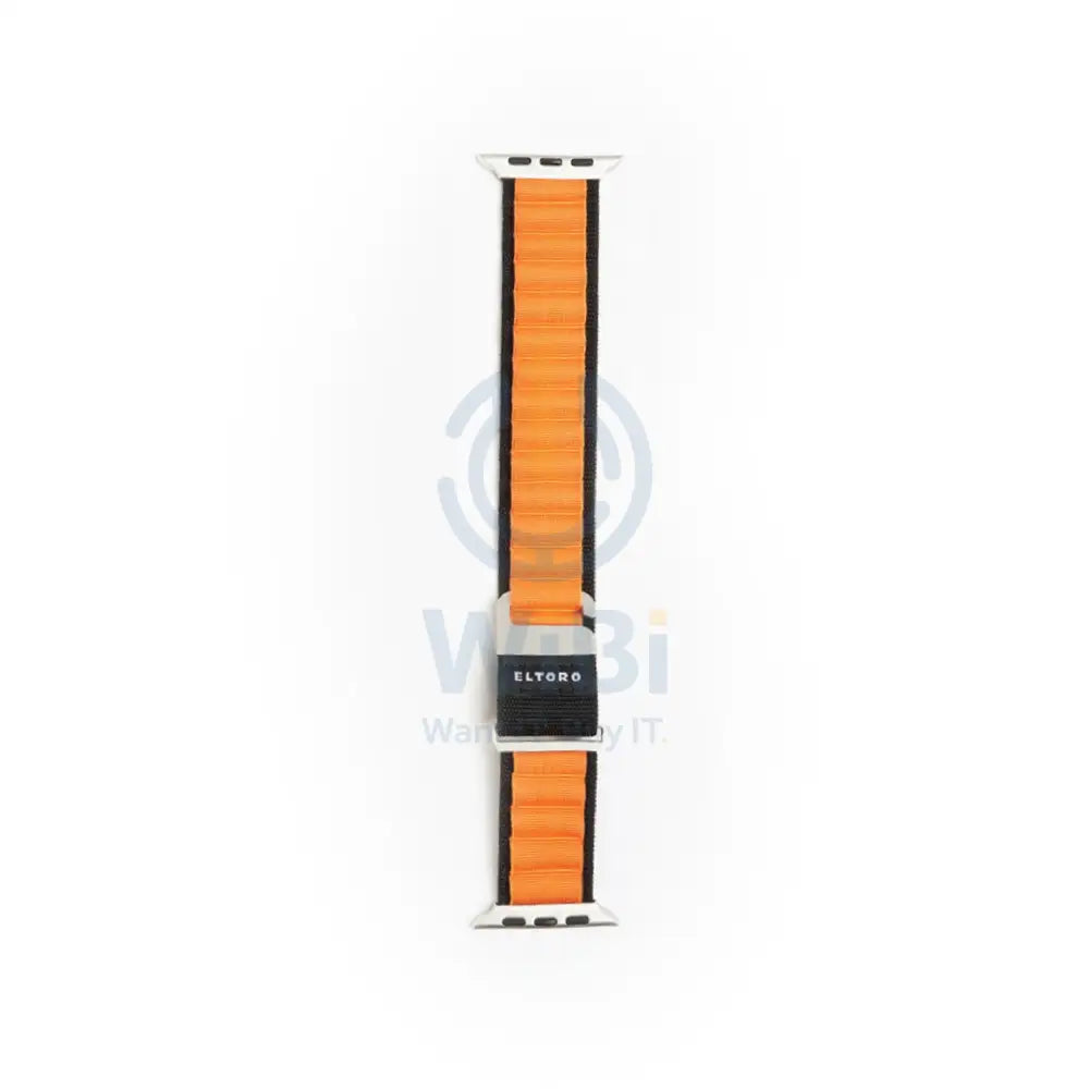 Eltoro Watch Band Loop 49 / 45 / 44 / 42mm - Black / Orange Accessories > Smart Watches