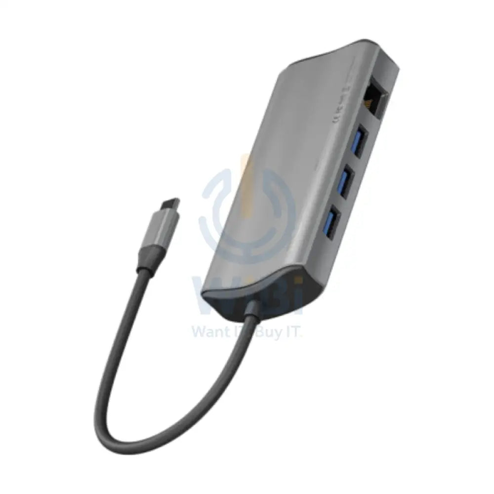 Energea AluHub Max 11 in 1 USB C Hub Gunmetal Accessories > USB Hub