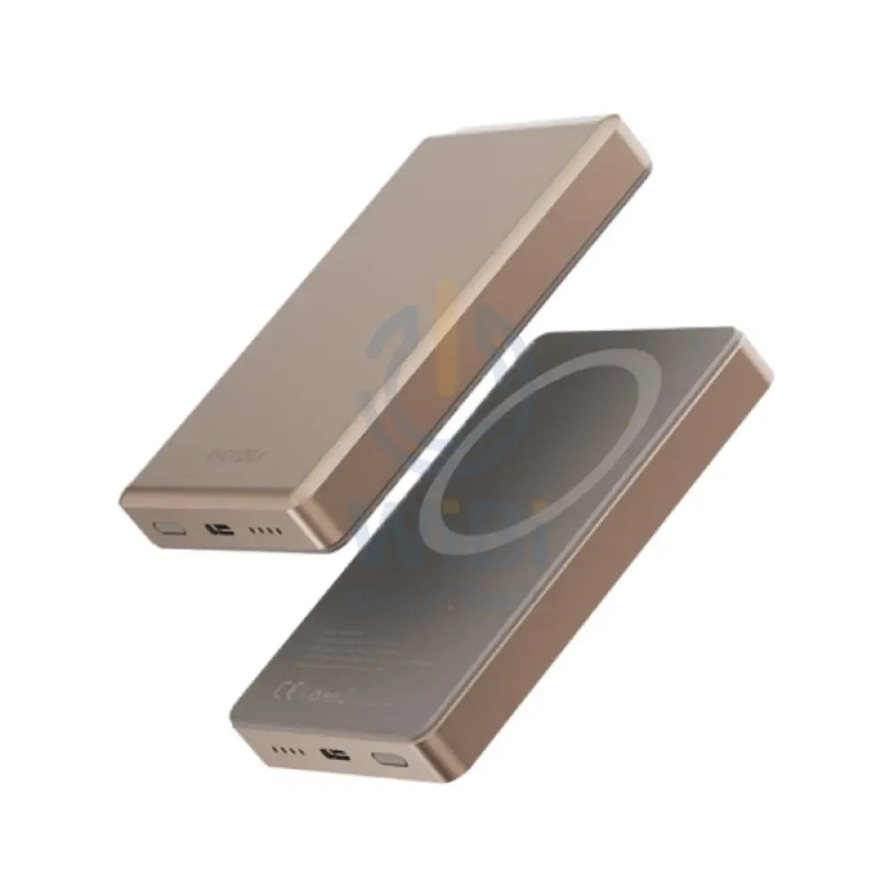 Energea AluPac Ultra Light Aluminum MagSafe Power Bank 10000mAh / USB C / Gold Accessories > Power Bank