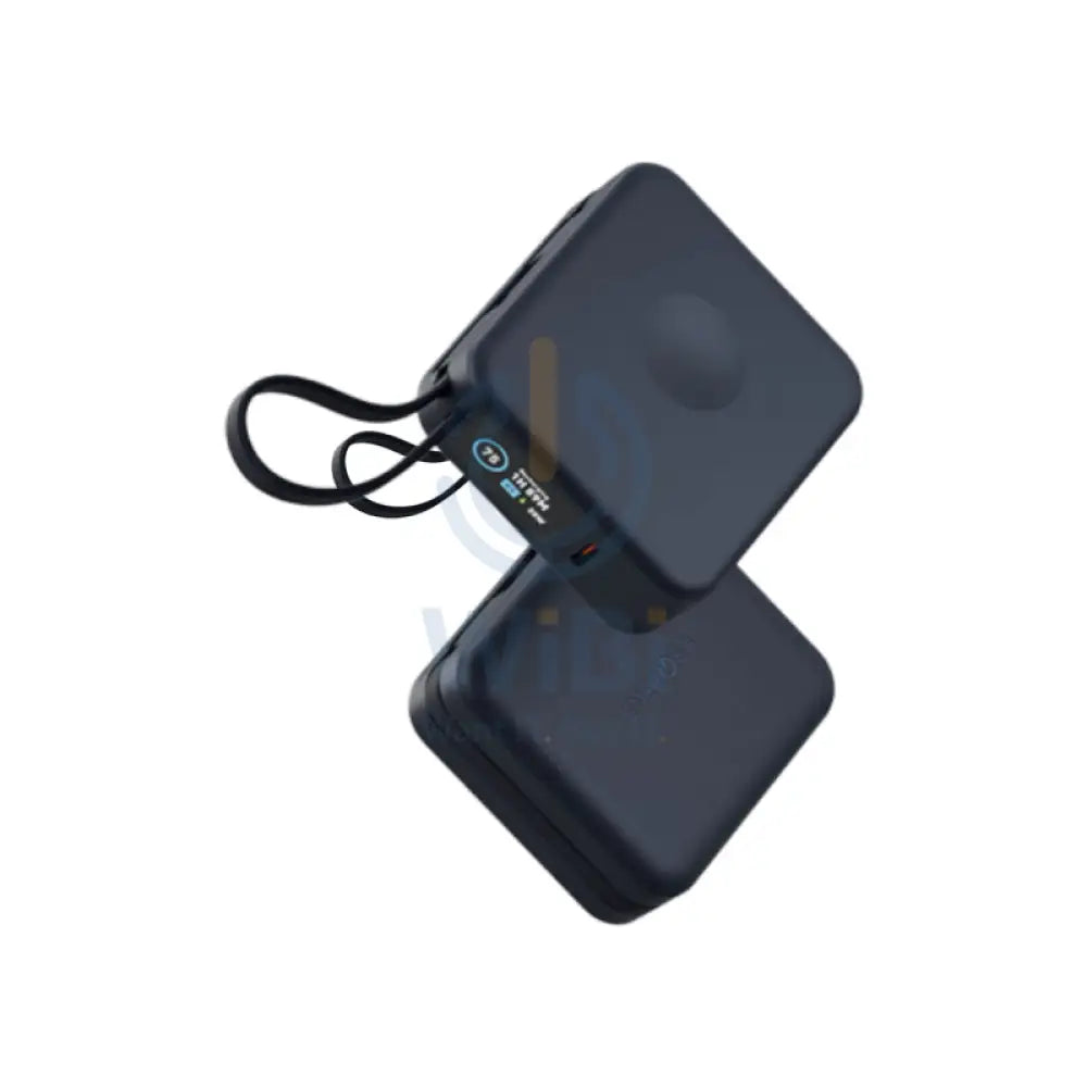 Energea Magpac Mini Plus Wireless Power Bank With Built-in USB-C Cable & Display - 10000mAh / Blue Accessories > Power
