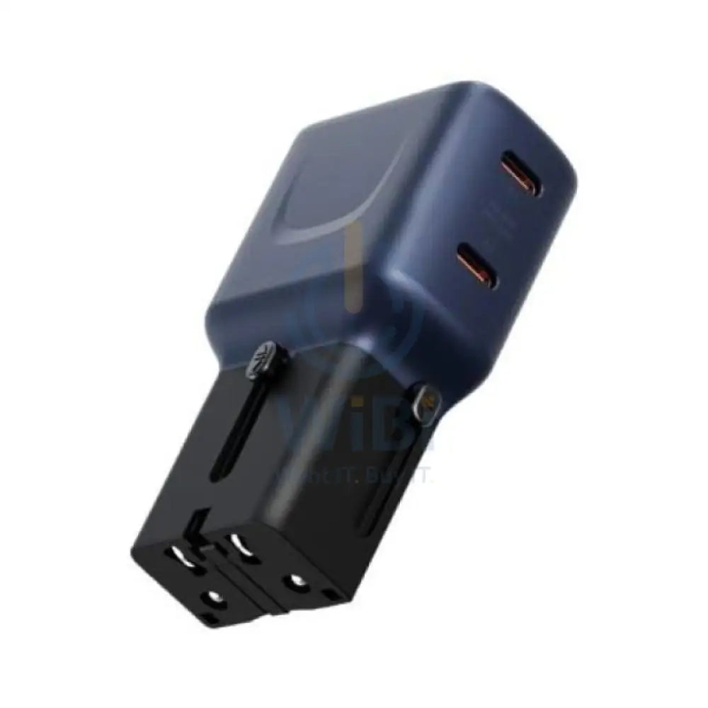 Energea TravelGo Travel Adapter - 35W / USB-C / USB-A / Blue Accessories > Power Adapters