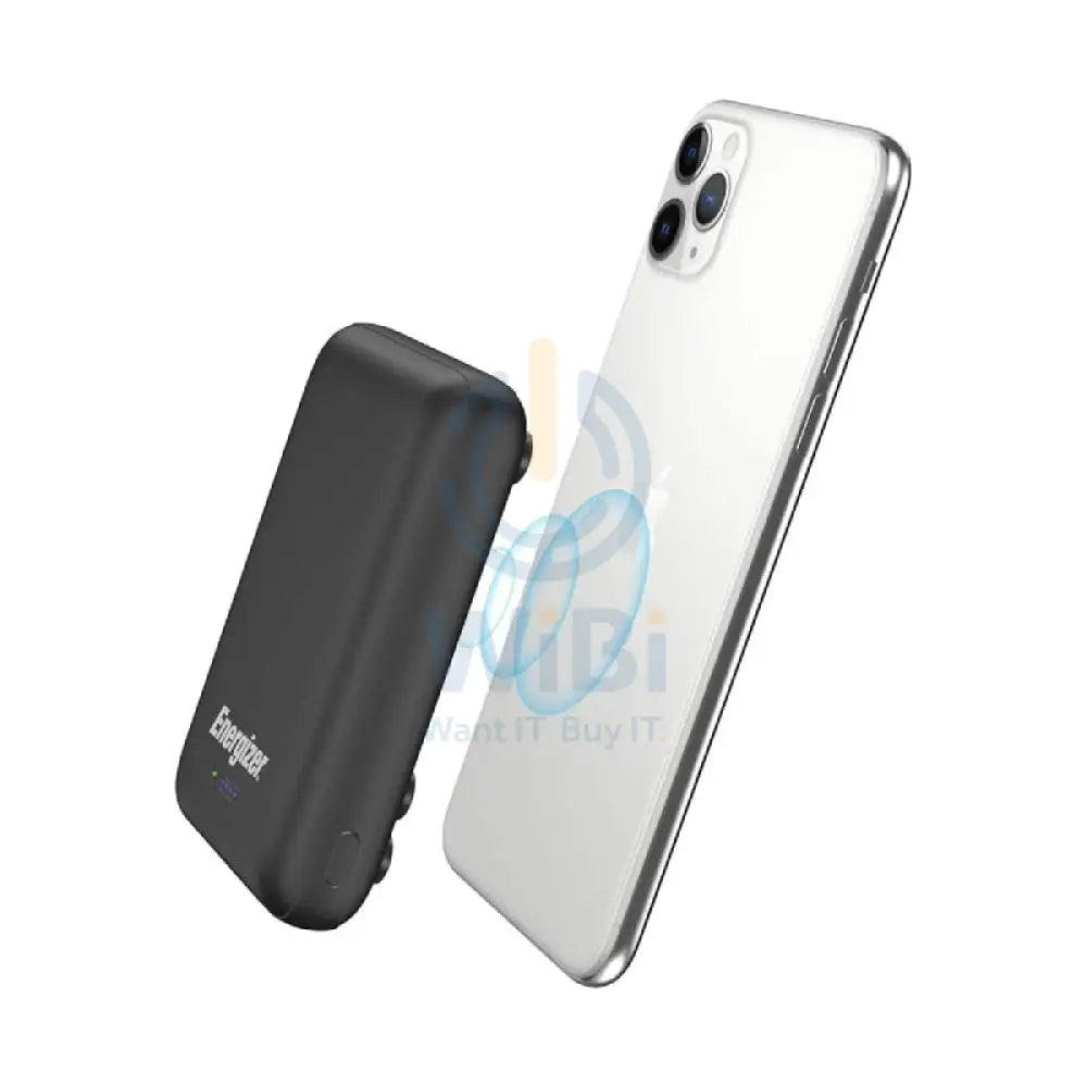 إنرجايزر لاسلكي طاقة - 10000mAh / 18W / أسود اكسسوارات  طاقة