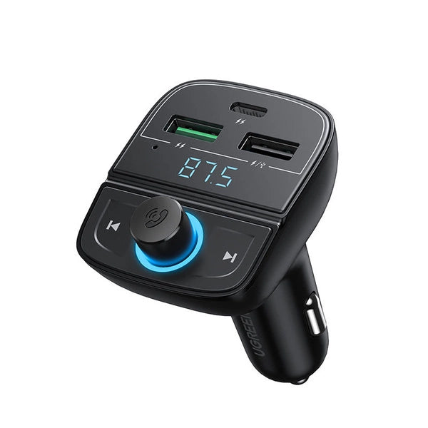 UGREEN 3-Port Bluetooth Car Charger - USB-C / USB-A / Black – WIBI ...