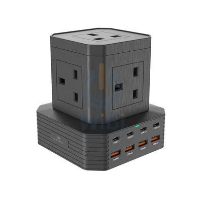 Engage 13 in 1 Ports GaN High Speed 65W Power Socket - Black Accessories > Power Adapters