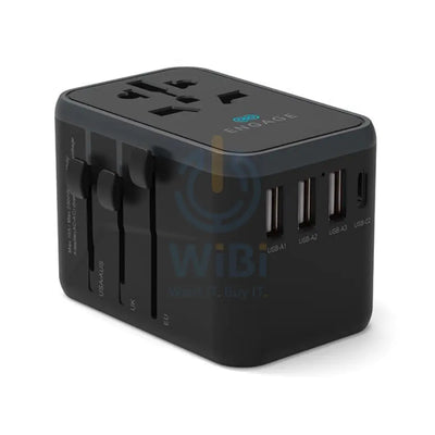Engage 45W Universal Power Adapter with Dual PD Port - Black Accessories > Power Adapters