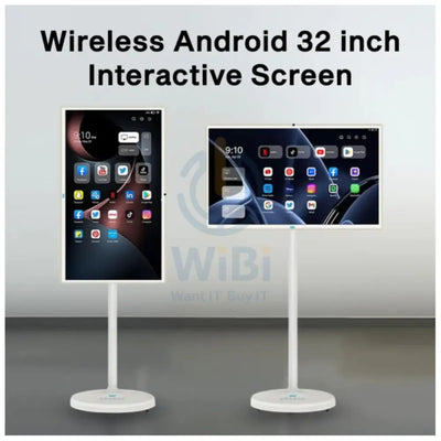 ENGAGE Android Rotating Touch Screen with Built-In Camera - 32’’ / 128GB / 8GB / 4G / USB-A / Wi-Fi / HDMI Monitors &