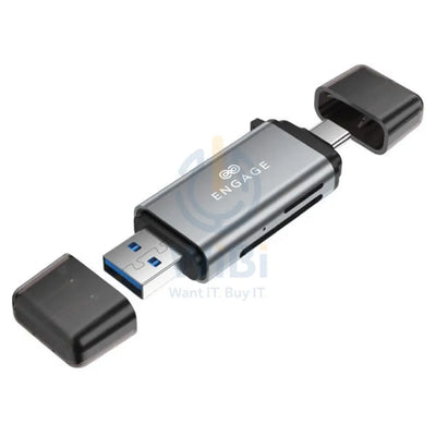 Engage Dual Connector Memory Card Reader Adapter Storage > Memory Cards