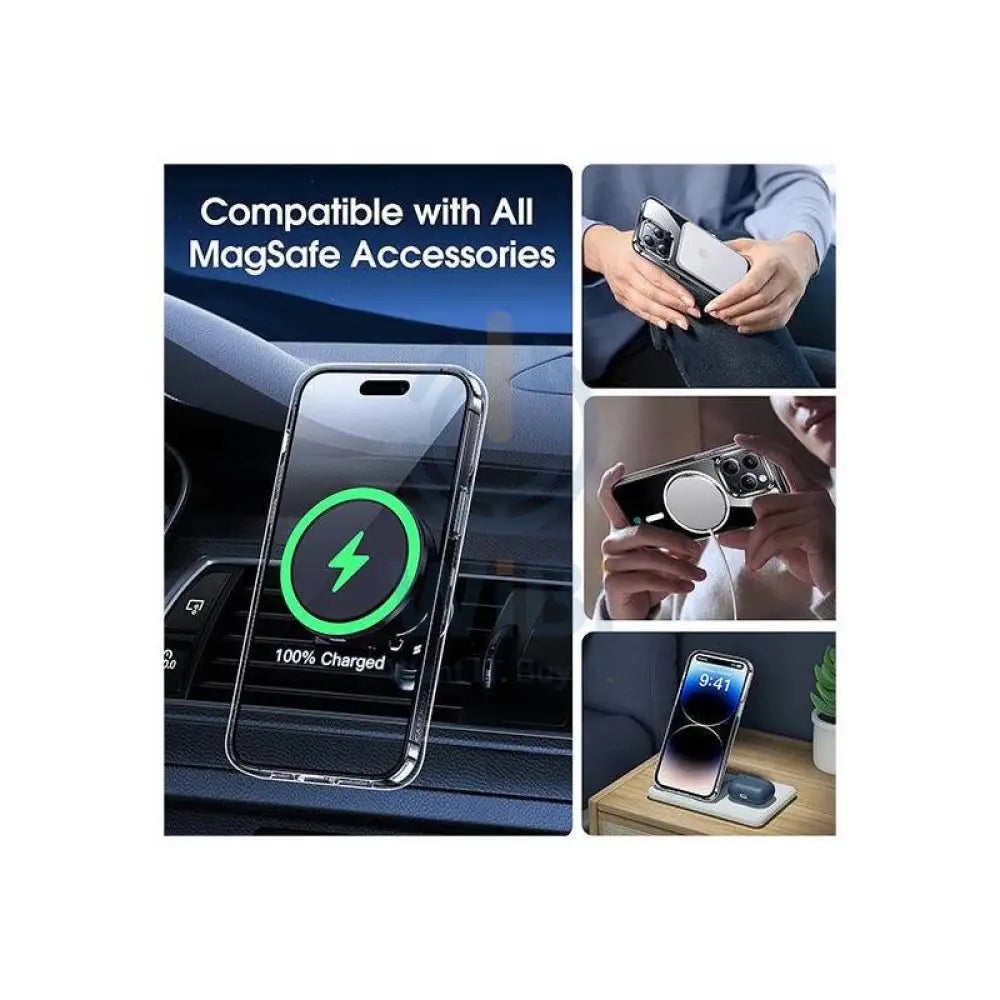 Engage iPhone 15 Pro Max MagSafe Hard Clear Case - Clear Accessories > Mobiles & Tablets > Mobiles > Covers & Cases >