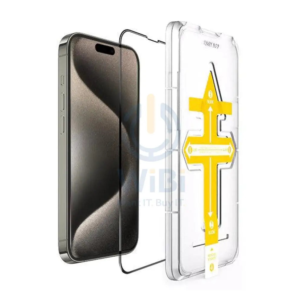 Engage iPhone 15 Pro Max Tempered Glass with Application Tray - Clear Accessories > Mobiles & Tablets > Mobiles >