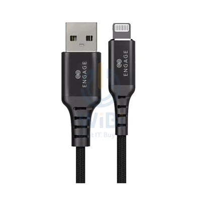 Engage Lightning MFI Certified Cable 2 Meter - Black Accessories > Cables & Converters > Cables