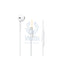 Engage MFI Apple Lightning Wired Mono Earphone - White Accessories > Audio > Headphones