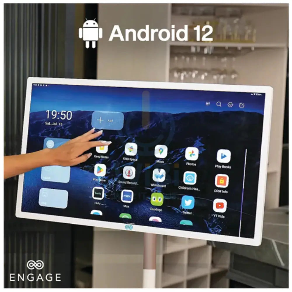 ENGAGE Wireless Android Interactive Screen - 32’’ / 128GB / 8GB / 4G / USB-A / HDMI Monitors & Projectors > Monitors