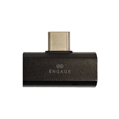 Engage Usb-C To Dual Usb-C Adapter (Charge + Audio) (Black)(8954526522394)