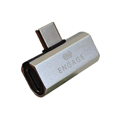 Engage Usb-C To Dual Usb-C Adapter (Charge + Audio) (Silver)(8954526522393)