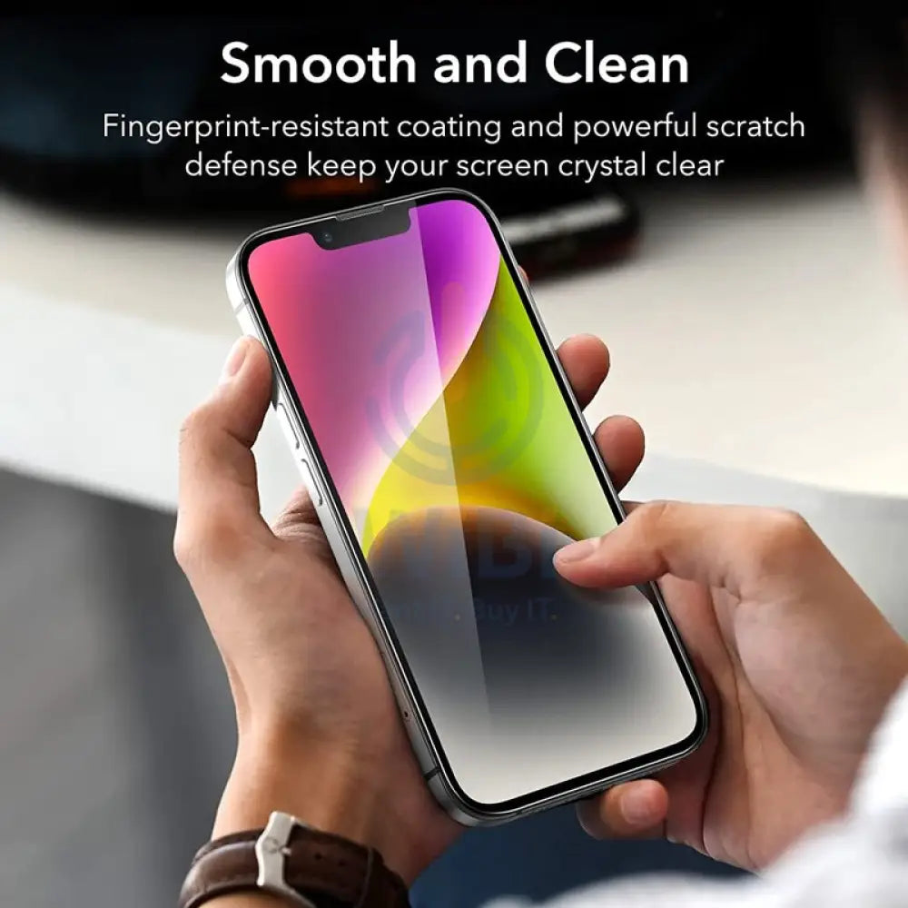 ESR Armorite edge إلى  صلب زجاج شاشة - ابل ايفون  بلس  ابل ايفون  برو ماكس حزمة من 2