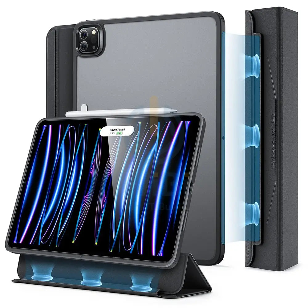 ESR Ascend Hybrid Case - Apple iPad Pro 11 Gen 4/3/2/1 (2018-2022) / Jelly Black Accessories > Mobiles & Tablets >