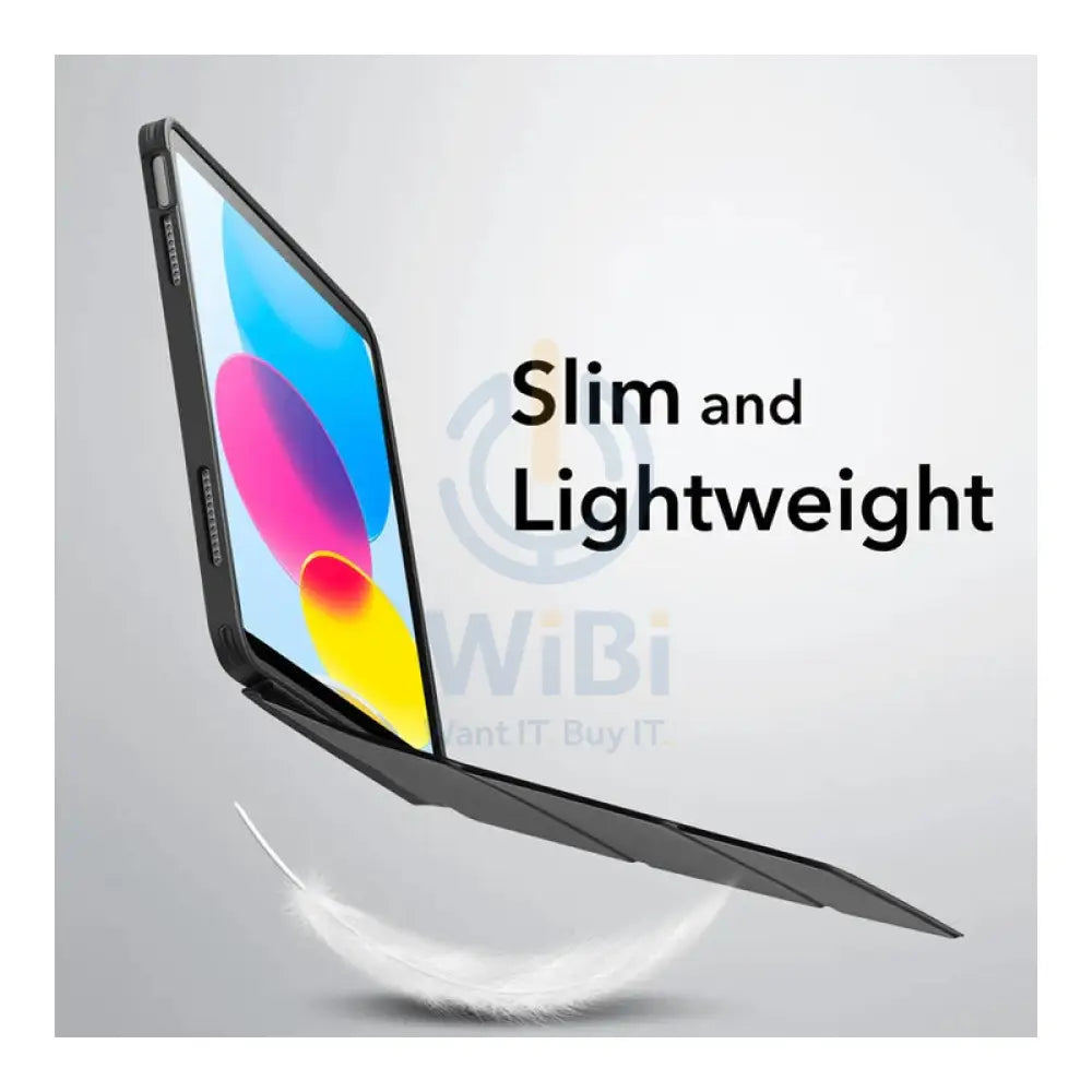 ESR Ascend Hybrid Case For Apple iPad (10th Gen) / 10.9inch / Apple iPad 11 (A16) - Jelly Black Accessories > Mobiles &