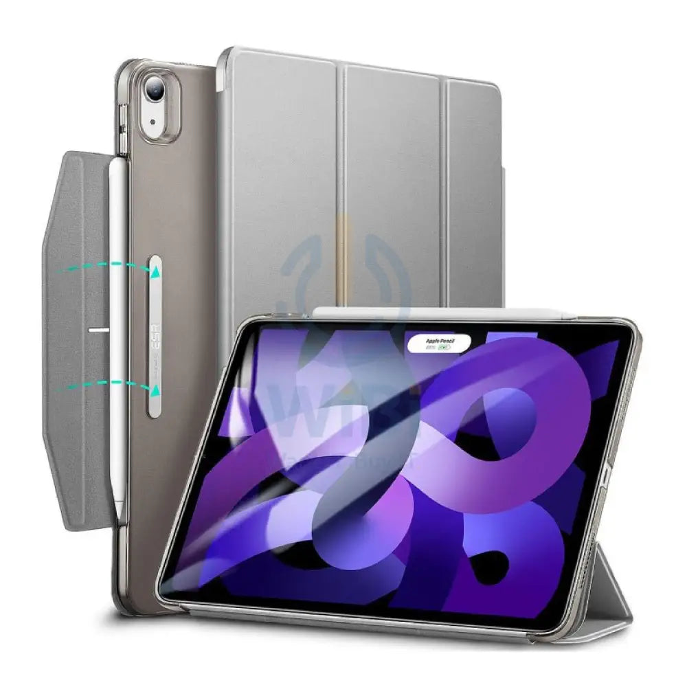 ESR Ascend Trifold Case - Apple iPad Air Gen6/5/4 11’’/10.9’’ (2020-2024) / Silver Grey Accessories > Mobiles & Tablets