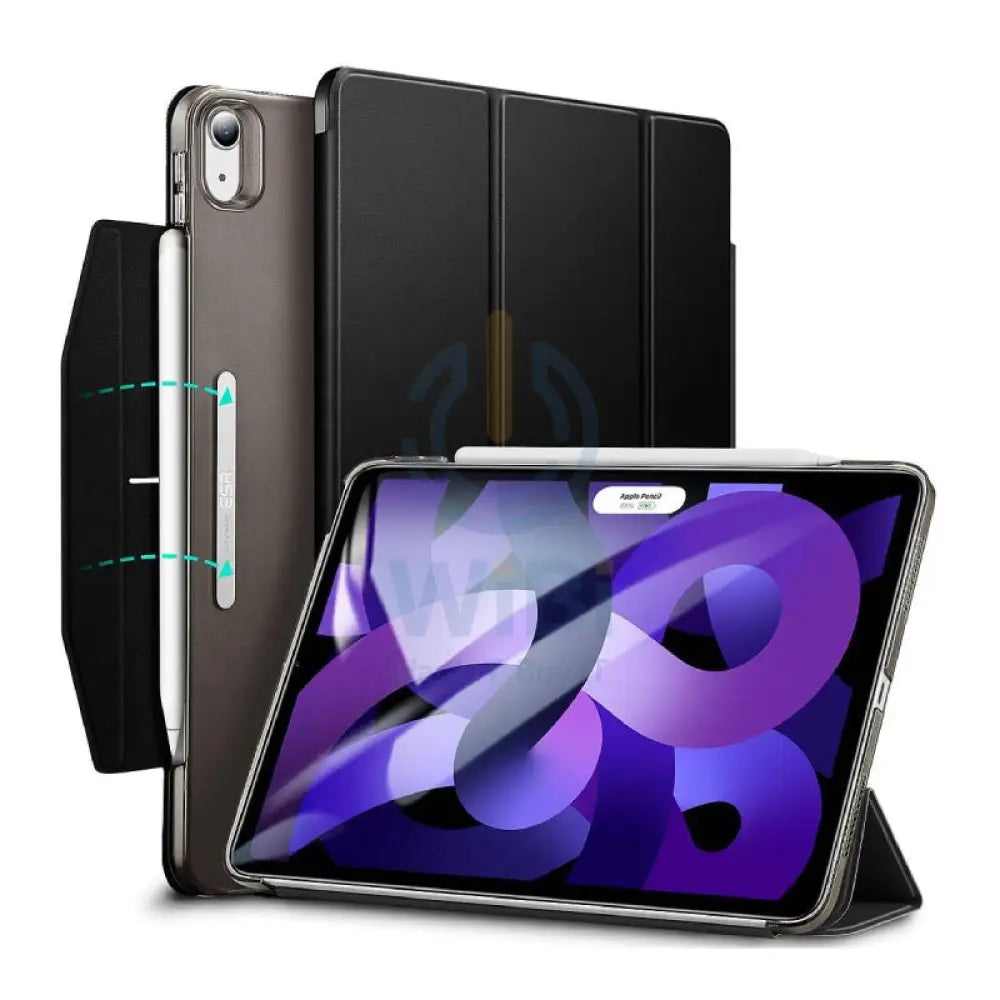 ESR Ascend Ascend Trifold حافظة -ايباد اير جين 6/5/4 11 بوصة / 10.9 بوصة (2020-2024) / جيلي أسود اكسسوارات > هواتف  تابلت