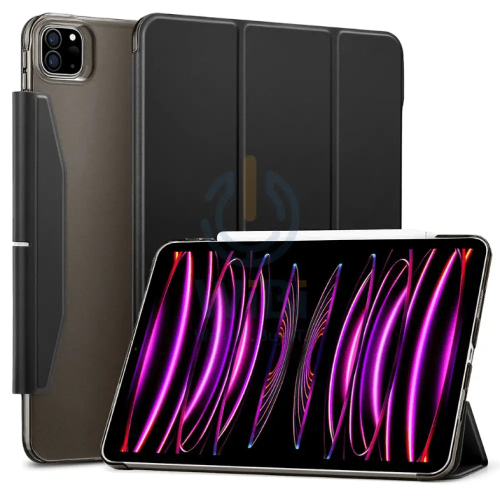 ESR Ascend Trifold Case - Apple iPad Pro 12.9 Gen 6/5/4/3 (2018-2022) / Jelly Black Accessories > Mobiles & Tablets >