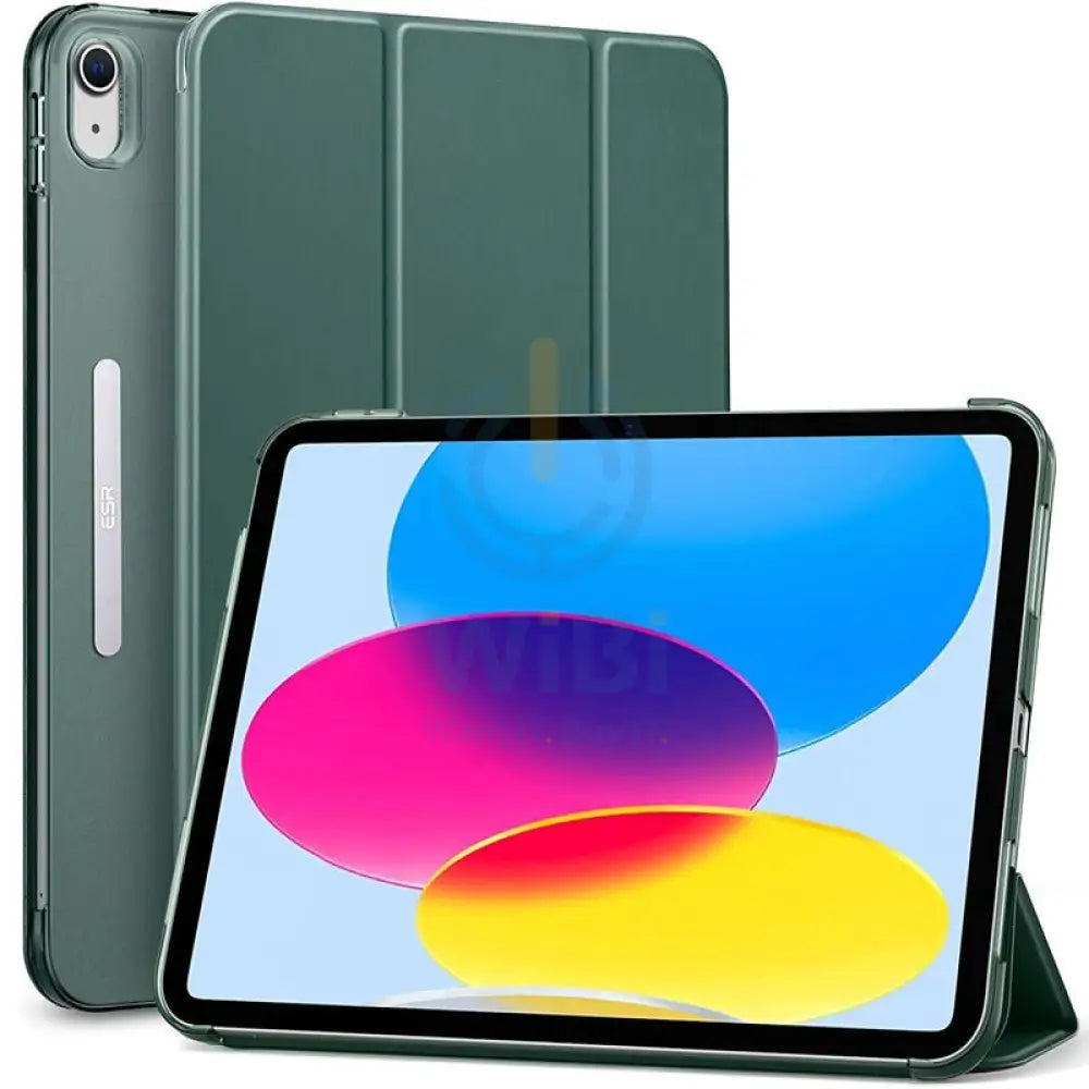 ESR Ascend Ascend Trifold حافظة مع حامل - ابل ايباد (10 الجيل 10.9 بوصة / 10.9 بوصة / أخضر اكسسوارات  هواتف  و