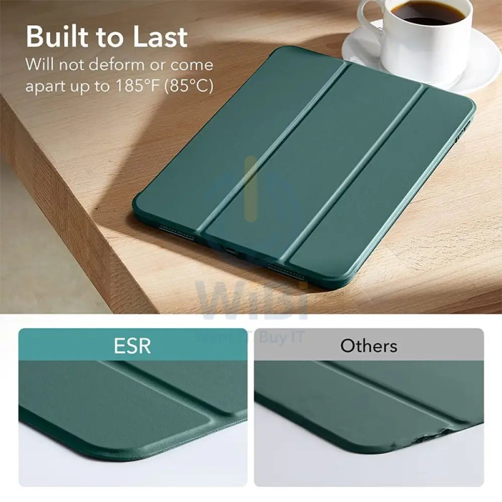 ESR Ascend Ascend Trifold حافظة مع حامل - ابل ايباد (10 الجيل 10.9 بوصة / 10.9 بوصة / أخضر اكسسوارات  هواتف  و