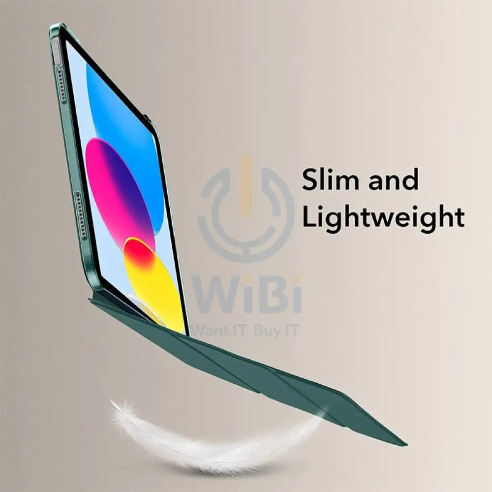 ESR Ascend Ascend Trifold حافظة مع حامل - ابل ايباد (10 الجيل 10.9 بوصة / 10.9 بوصة / أخضر اكسسوارات  هواتف  و