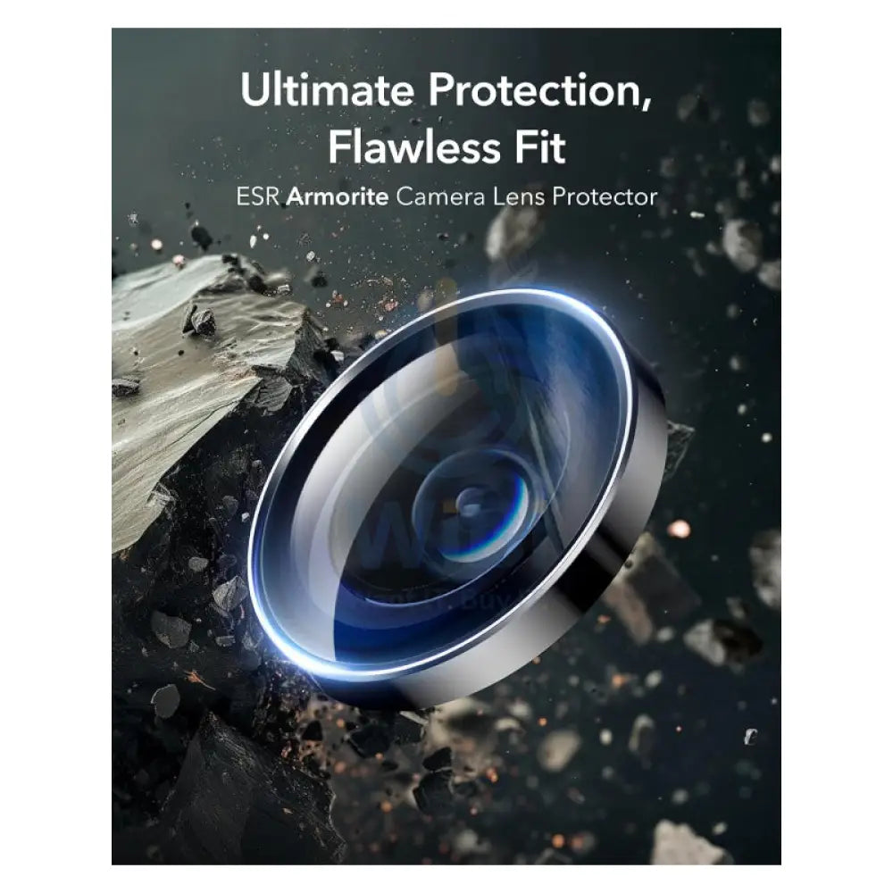 ESR Camera Lens Protector - Apple iPhone 16 Pro/16 Pro Max / Black edge Accessories > Mobiles & Tablets > Mobiles >
