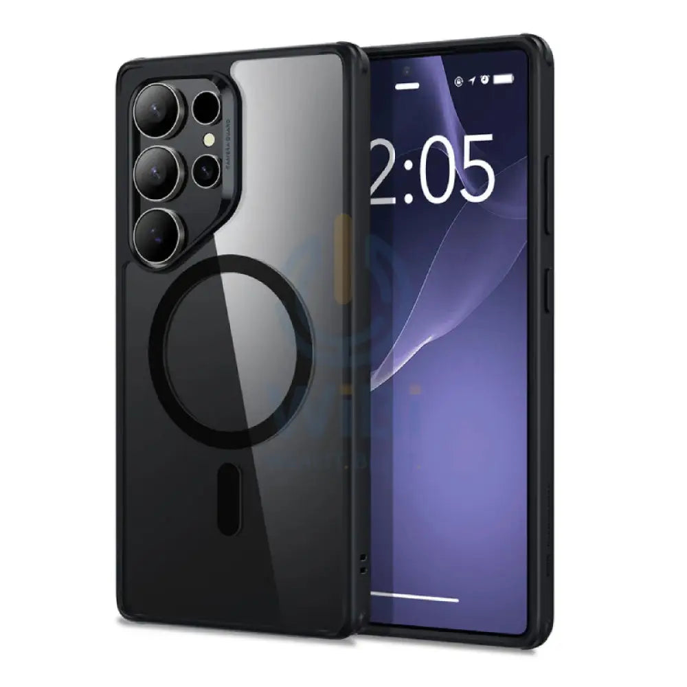 ESR Classic Hybrid Case (HaloLock) - Samsung Galaxy S25 Ultra / Clear Black Accessories > Mobiles & Tablets > Mobiles >