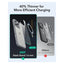 ESR Classic Hybrid Case with Stash Stand (HaloLock) Apple iPhone 16 Pro Max / Clear Gray Accessories > Mobiles &