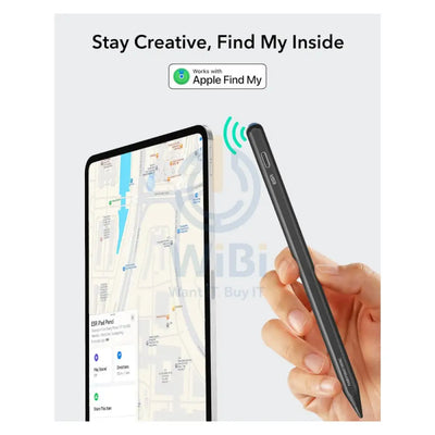 ESR Geo Digital Pencil With Find My - Black Accessories > Mobiles & Tablets > Tablets > Stylus & Pencil