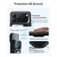 ESR HaloLock Classic Hybrid Case with Stash Stand (Camera Control Button) Case For Apple iPhone 17 Pro - Clear/Black
