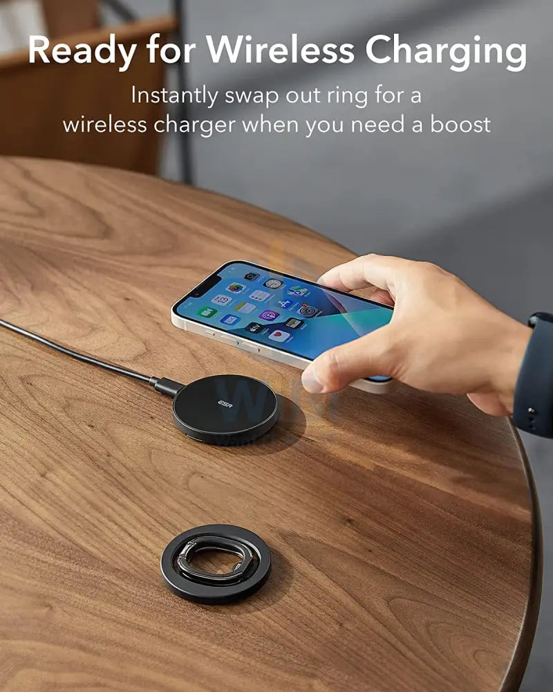 ESR HaloLock Ring Stand - Black Accessories > Mobiles & Tablets > Mobiles > Mobile Holder / Stands