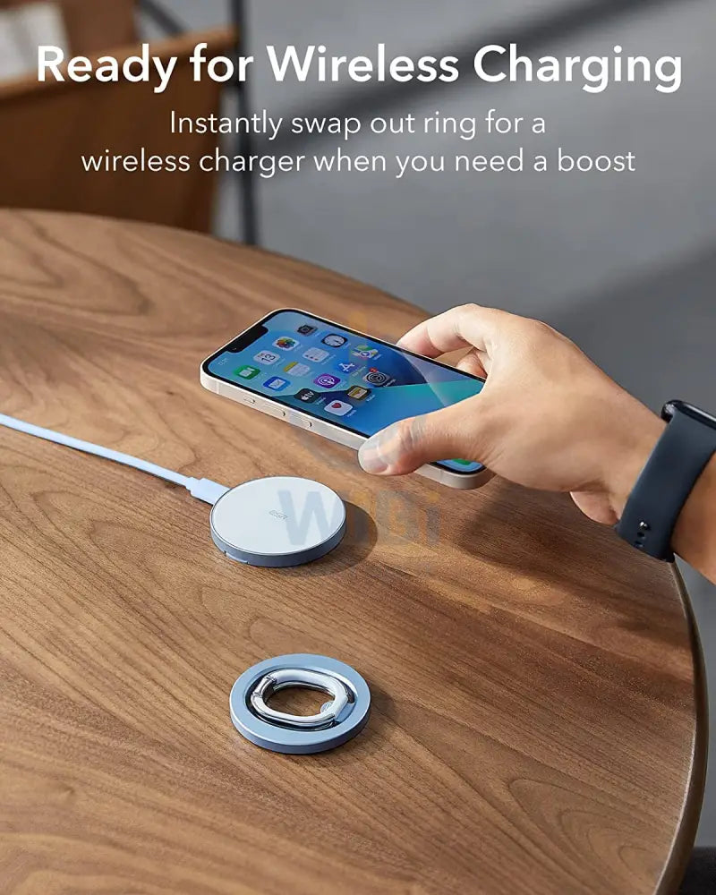 ESR HaloLock Ring Stand - Sierra Blue Accessories > Mobiles & Tablets > Mobiles > Mobile Holder / Stands