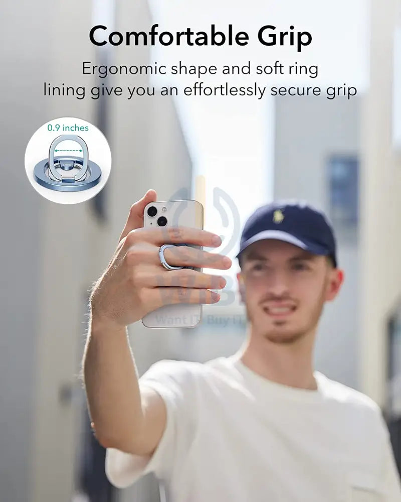 ESR HaloLock Ring Stand - Sierra Blue Accessories > Mobiles & Tablets > Mobiles > Mobile Holder / Stands