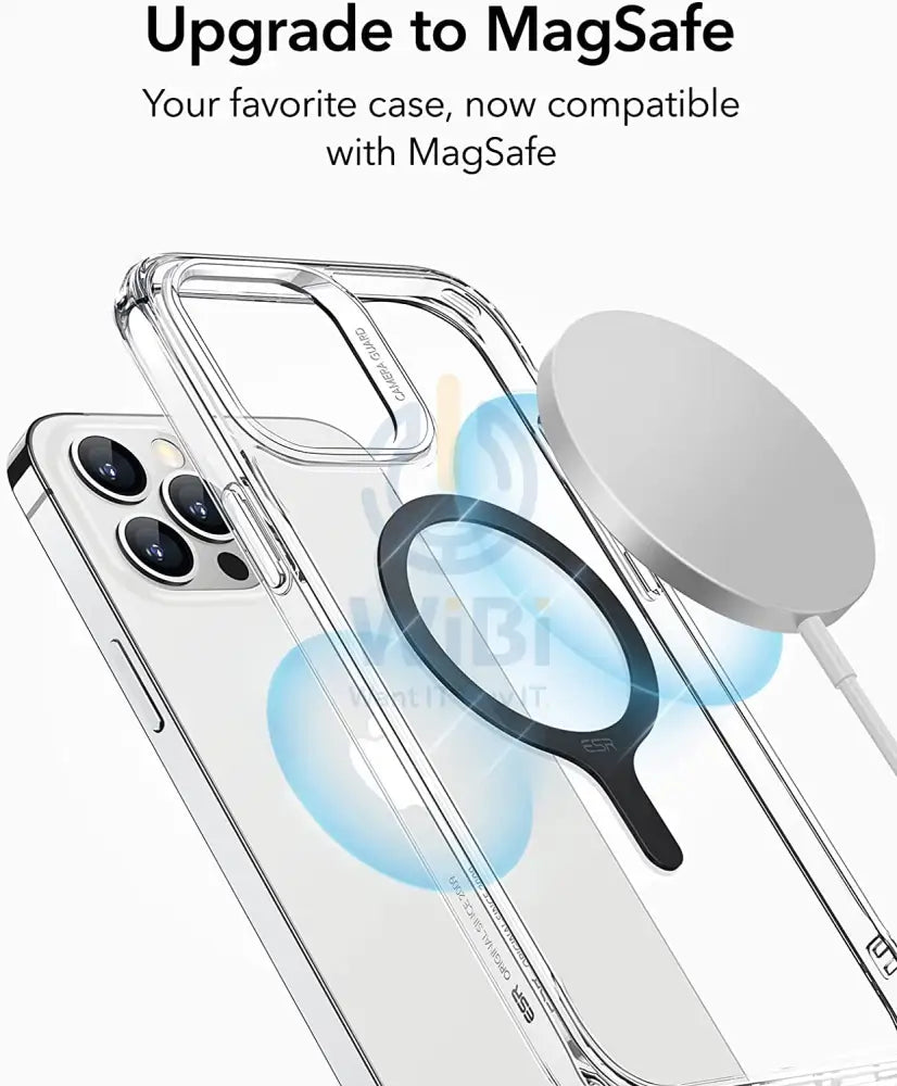 ESR HaloLock Universal Ring ماج سيف 2Z525 - [عبوة من قطعتين] - أسود اكسسوارات  هواتف  تابلت