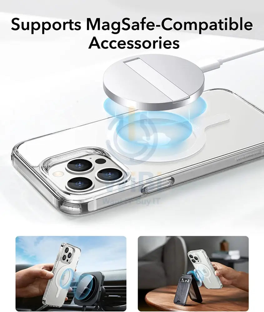 ESR HaloLock Universal Ring ماج سيف 2Z525 - [عبوة من قطعتين] - أبيض اكسسوارات  هواتف  تابلت