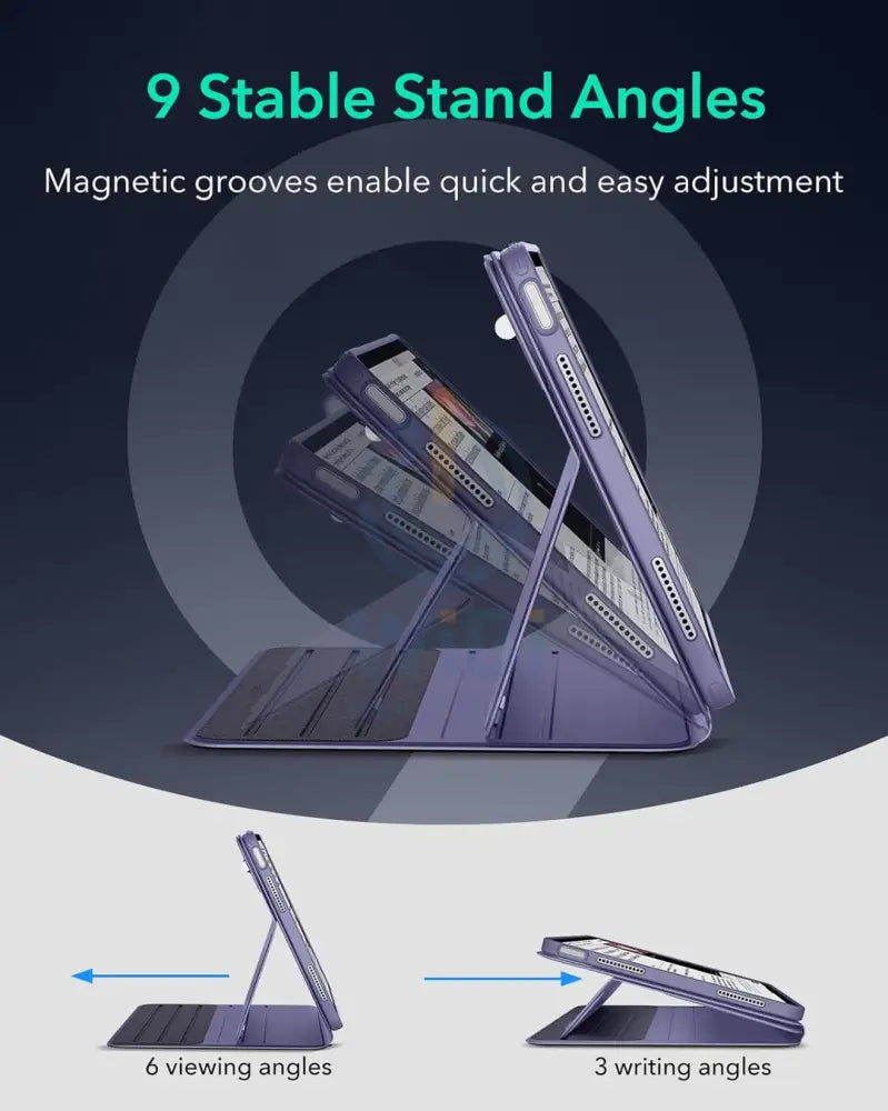ايباد اير 11''/10.9'' (2020-2025) الجيل 7/6/5/4 التحول مغناطيسي حافظة اكسسوارات > هواتف  تابلت > تابلت > الأغطية