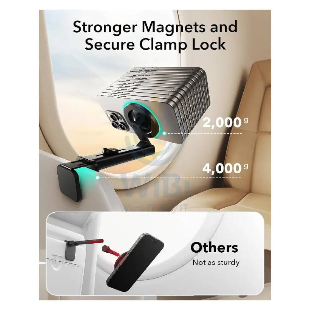 ESR Magsafe Flight Stand - Black Accessories > Mobiles & Tablets > Mobiles > Mobile Holder / Stands