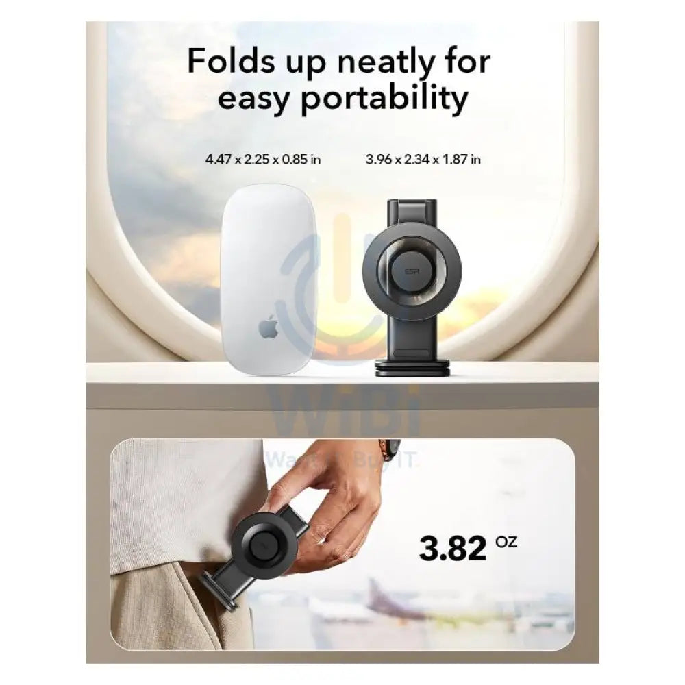 ESR Magsafe Flight Stand - Black Accessories > Mobiles & Tablets > Mobiles > Mobile Holder / Stands