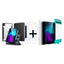 ESR Rebound Hybrid 360 Case - Apple iPad Pro 13’’ 2024 / Black + ESR Tempered-Glass Screen Protector - Apple iPad Pro
